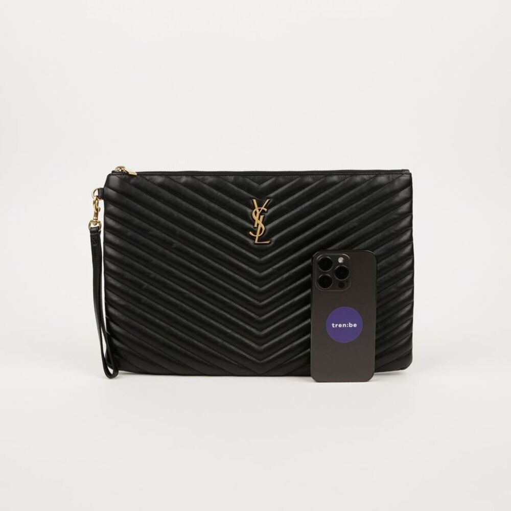 Monogram Document Holder Clutch - image 8